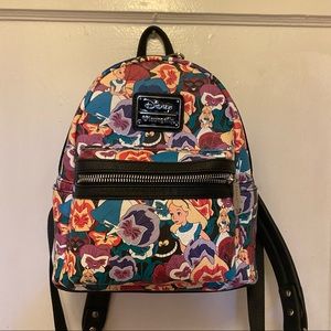 Alice in wonderland loungefly backpack